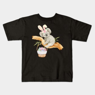 Cute Easter Koala Kids T-Shirt